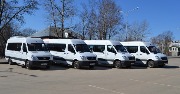 Пассажирские перевозки выполняются на легковых автомобилях, минивэнах, микроавтобусах и автобусах, различной вместимости.
Весь транспорт предприятия оснащен современной системой мониторинга, которая позволяет осуществлять постоянный контроль за перевозкой грузов и пассажиров.