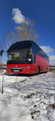 Междугородный автобус Zhong Tong 6127 Raspberry Sky 53 места