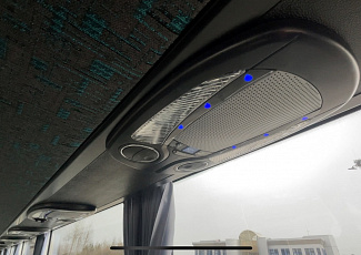 Междугородный автобус  Zhong Tong 6127 Sky Blue 53 места