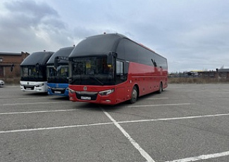 Междугородный автобус Zhong Tong 6127 Raspberry Sky 53 места