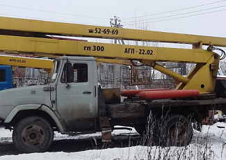 Гидроподъемник автовышка ЗИЛ АГП-22.02